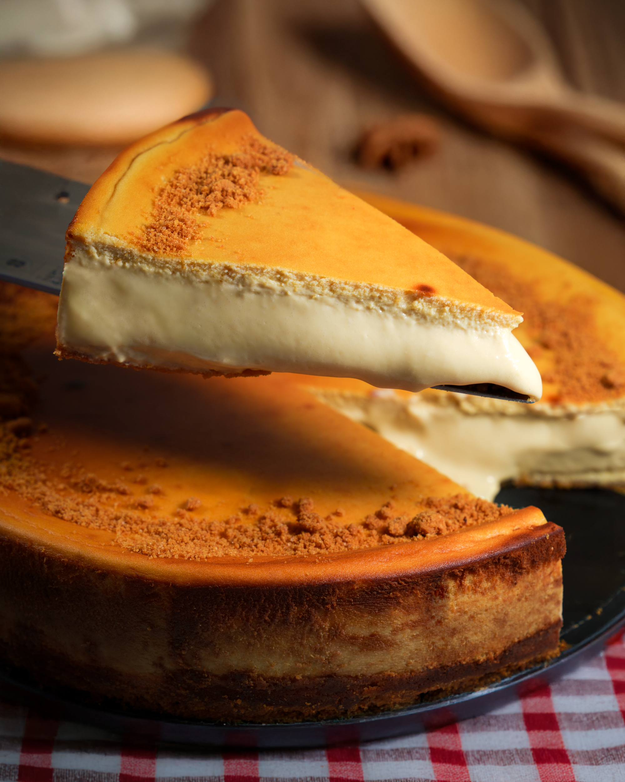 tarta de queso artesana sabor lotus